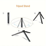 LED Ring Light with Phone Holder, Adjustable Desktop Tripod
