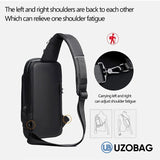 Crossbody Tech Sling Bag With USB Charging Port