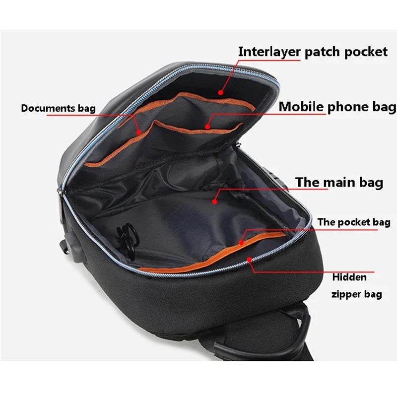 Fashion Men Women Small Crossbody Chest Bags