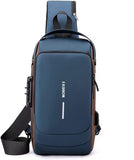 Crossbody Tech Sling Bag With USB Charging Port