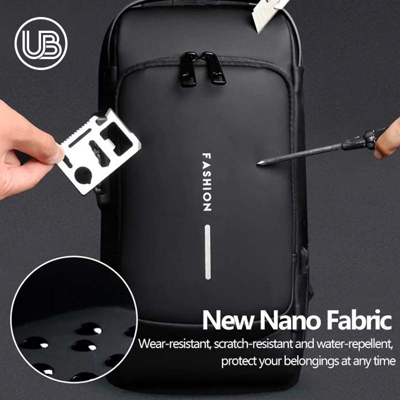 Crossbody Tech Sling Bag With USB Charging Port