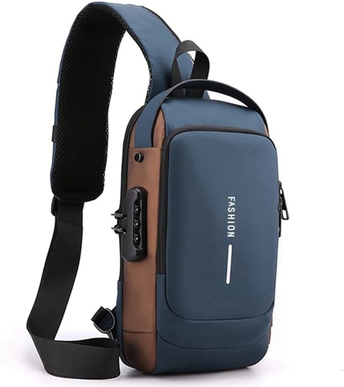 Crossbody Tech Sling Bag With USB Charging Port