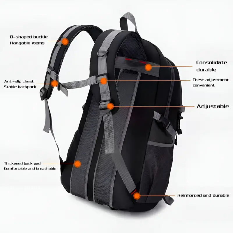 Waterproof Camping Travel Backpack