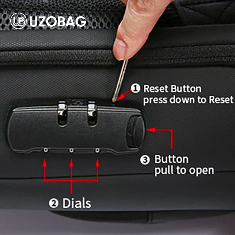 Crossbody Tech Sling Bag With USB Charging Port