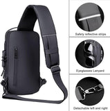 Crossbody Tech Sling Bag With USB Charging Port