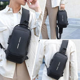 Crossbody Tech Sling Bag With USB Charging Port