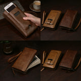Luxury Zipper Wallet (Card Holder With Phone Pocket)