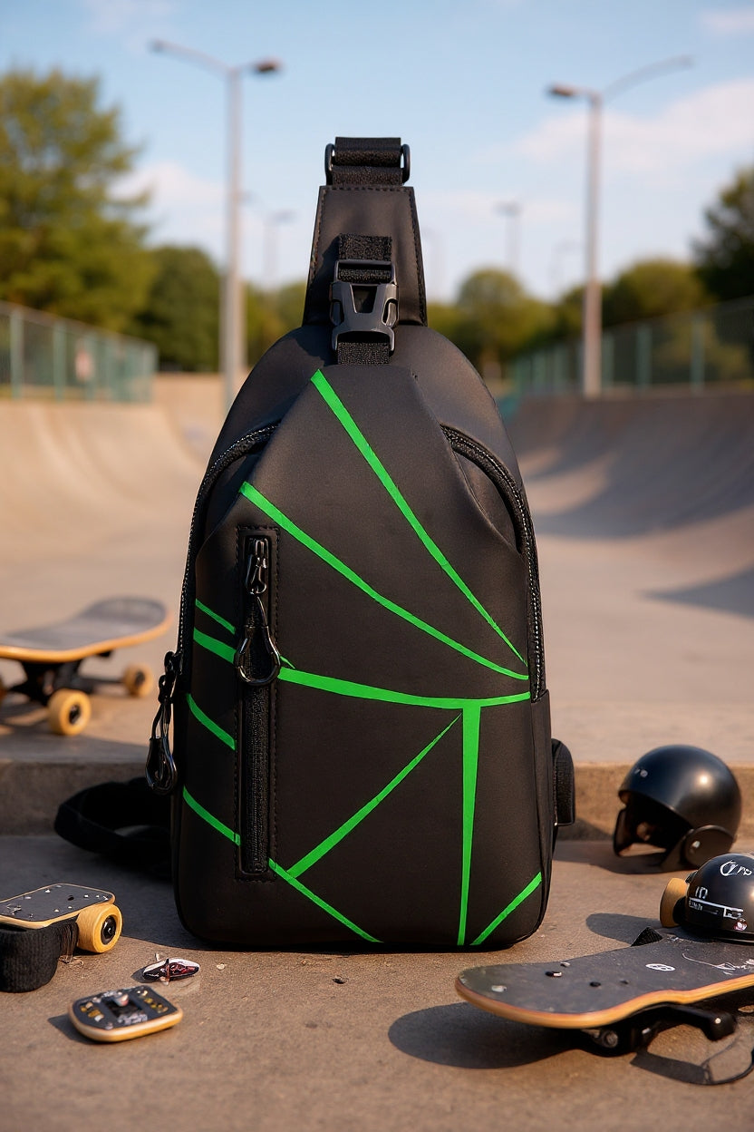 Premium Reflective Anti-Theft Sling Bag – Waterproof & Urban Style