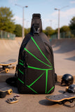 Premium Reflective Anti-Theft Sling Bag – Waterproof & Urban Style