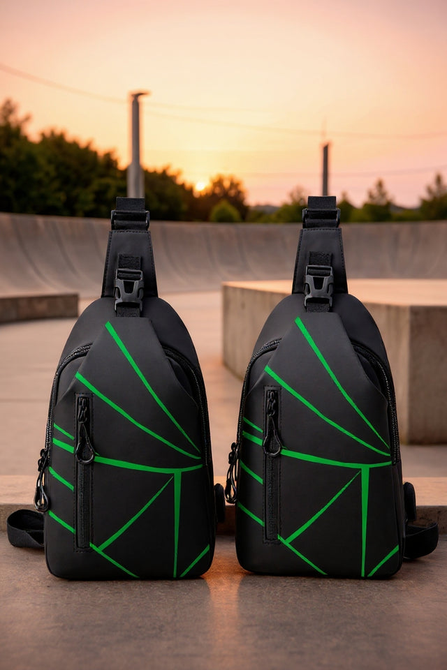 Premium Reflective Anti-Theft Sling Bag – Waterproof & Urban Style