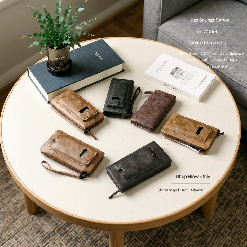 Luxury Zipper Wallet (Card Holder With Phone Pocket)