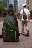 Premium Reflective Anti-Theft Sling Bag – Waterproof & Urban Style
