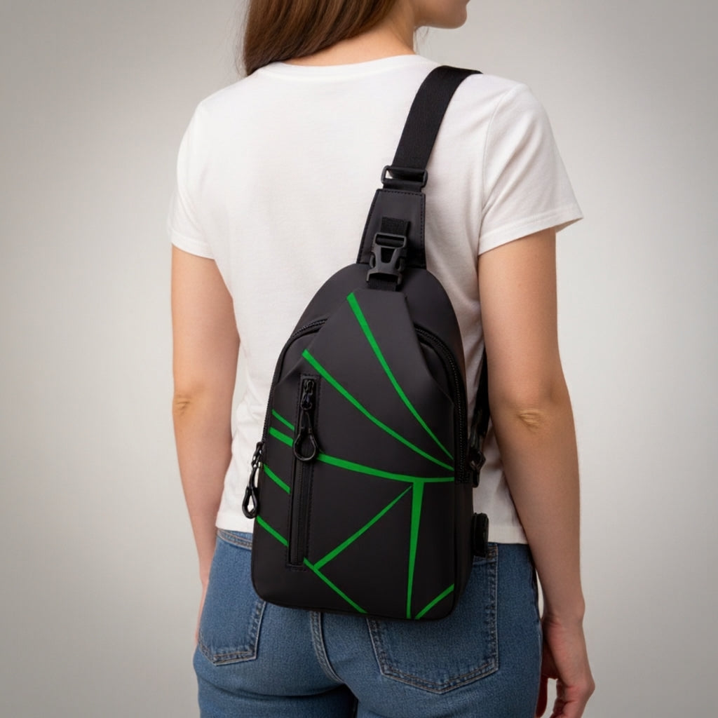 Premium Reflective Anti-Theft Sling Bag – Waterproof & Urban Style