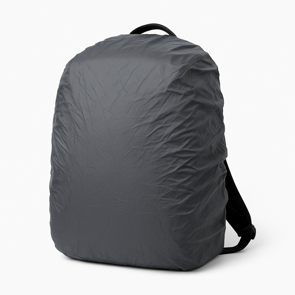 AeroGuard RainShell – Lightweight Tech Backpack with Rain Cover Included