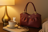 Veloura Luxe Edition – Burgundy Elegance Purse