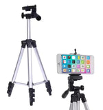 Portable 3520 Digital Camera Tripod with Mobile Phone Holder and Carry Bag Stand for Cellphone