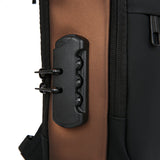 Luxury Leather Sling Bag – USB Charging Port & Anti-Theft Crossbody Design