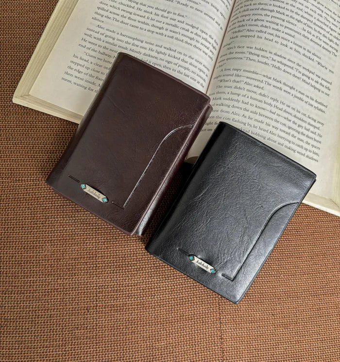 New Balebaily Trifold Leather Wallet