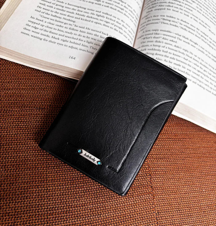 New Balebaily Trifold Leather Wallet