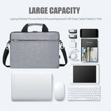 Office Notebook Sleeve Case Travel Computer Handbag Elegant Fashion Luxury (14 Inches)