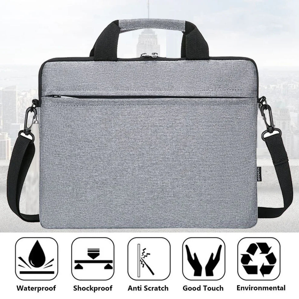 Office Notebook Sleeve Case Travel Computer Handbag Elegant Fashion Luxury (14 Inches)