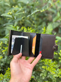 PU Leather Wallet & Pop up card holder