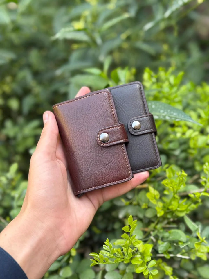 PU Leather Wallet & Pop up card holder