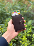 PU Leather Wallet & Pop up card holder