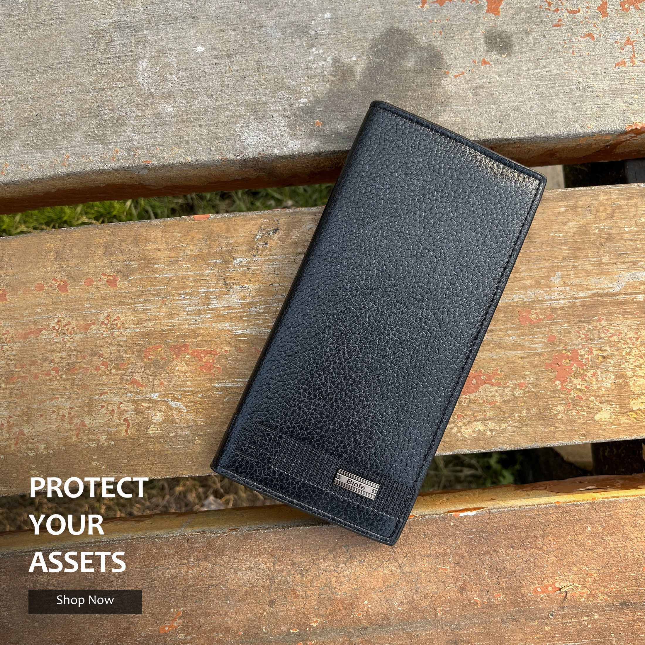 Bina Branded Imported Trifold Wallet