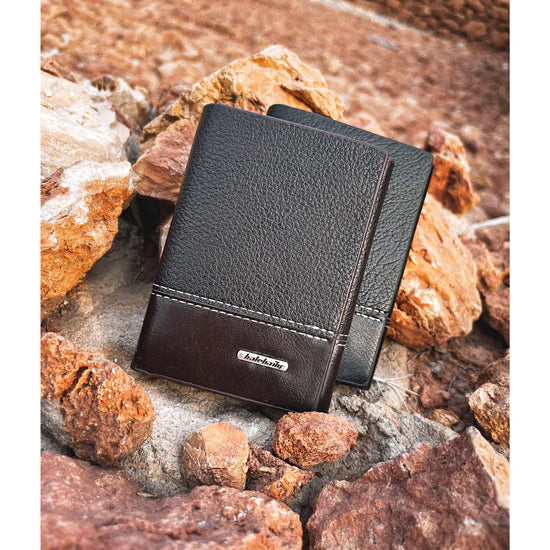 New Balebaily Trifold Leather Wallet
